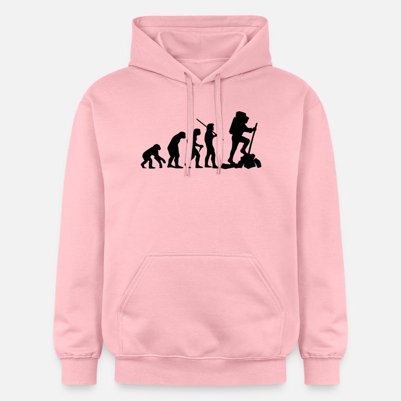 Evolution Bergsteiger/Wanderer - Gildan Unisex Softstyle® Midweight Hoodie - Hellrosa