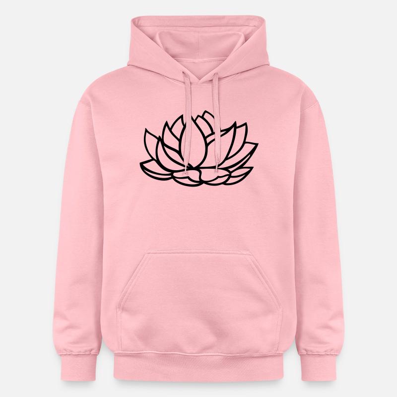 Fleur de Lotus - Sweat à capuche Softstyle® Gildan Unisexe - rose clair