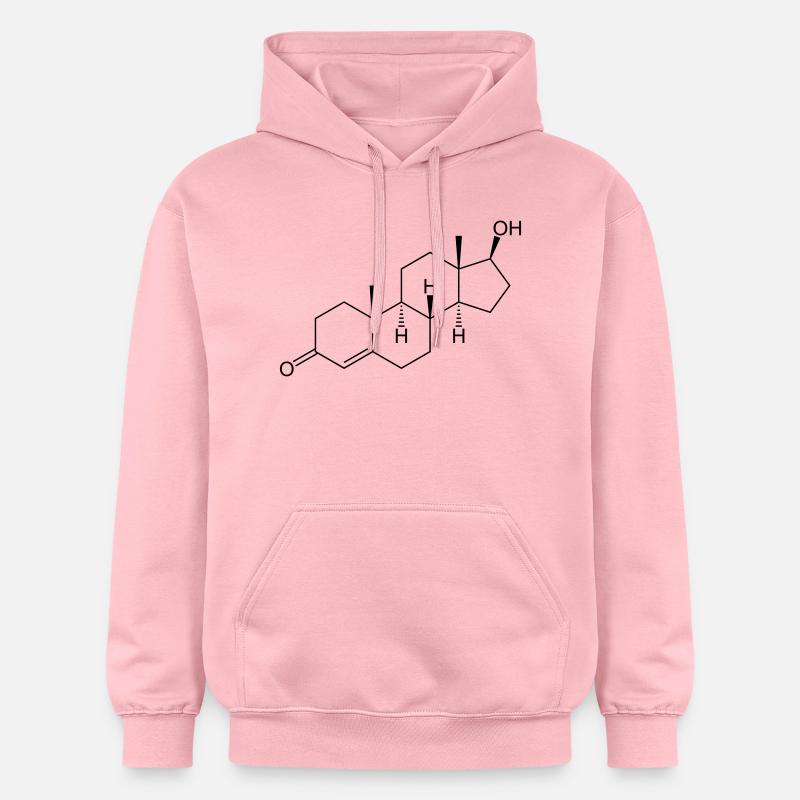 testosterone - Sweat à capuche Softstyle® Gildan Unisexe - rose clair