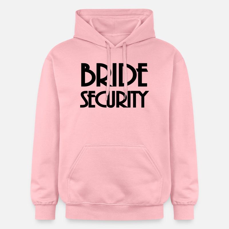 Bride Security - Sweat à capuche Softstyle® Gildan Unisexe - rose clair