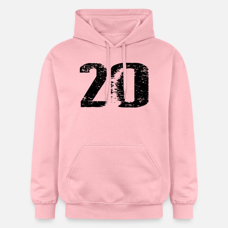 Justaucorps à 20 chiffres - Sweat à capuche Softstyle® Gildan Unisexe - rose clair