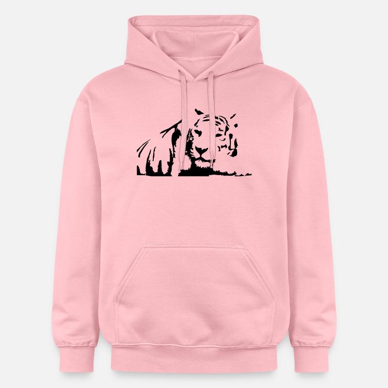 Tiger, White Tiger - Sweat à capuche Softstyle® Gildan Unisexe - rose clair