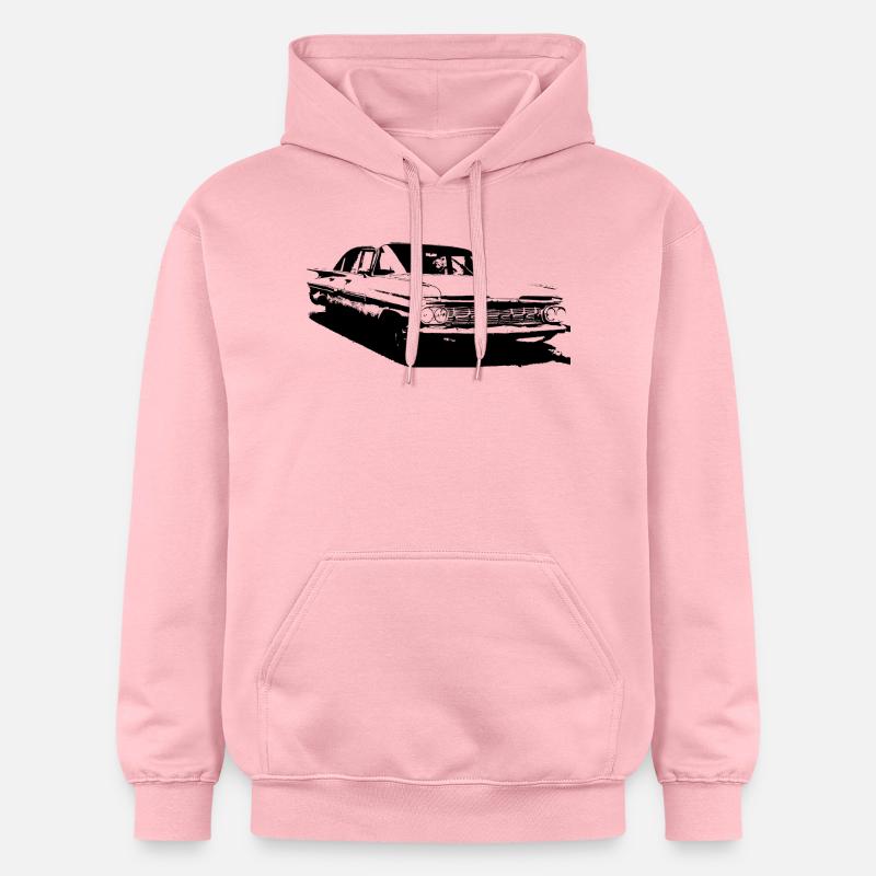 me_oldtimerbuick - Sweat à capuche Softstyle® Gildan Unisexe - rose clair