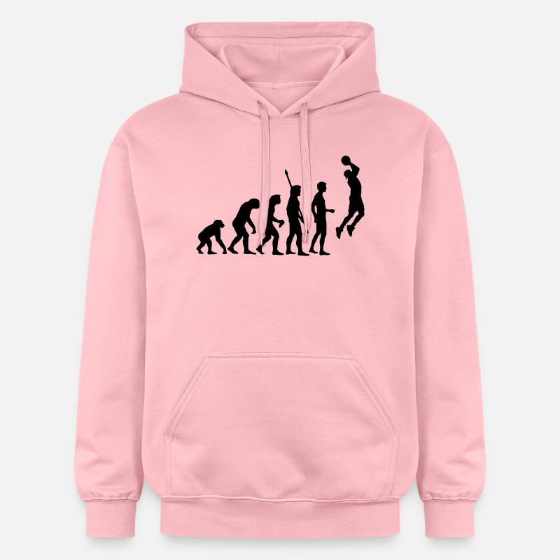 evolution_basketball_b_1c - Sweat à capuche Softstyle® Gildan Unisexe - rose clair