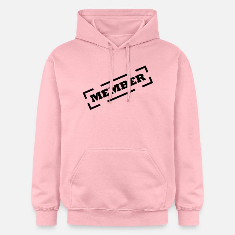 member - Sweat à capuche Softstyle® Gildan Unisexe - rose clair