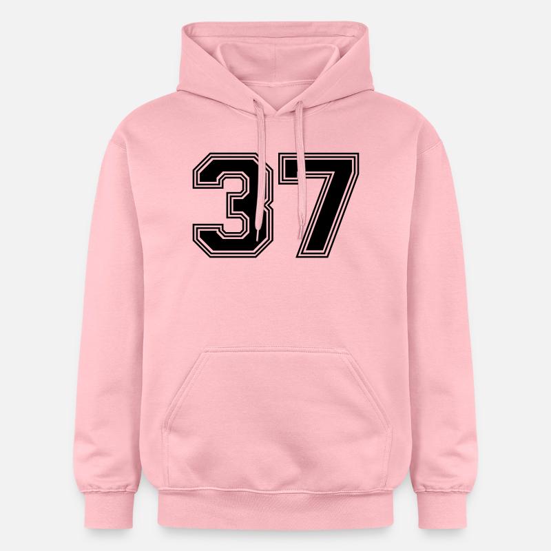 37_numéro_37_(s31) - Sweat à capuche Softstyle® Gildan Unisexe - rose clair