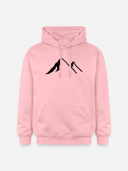 Berg - Gildan Unisex Softstyle® Midweight Hoodie - Hellrosa