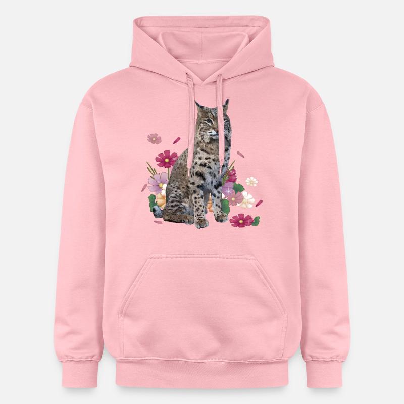 Lynx - Sweat à capuche Softstyle® Gildan Unisexe - rose clair