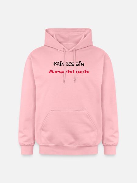 Prinzessin Arschloch - Gildan Unisex Softstyle® Midweight Hoodie - Hellrosa