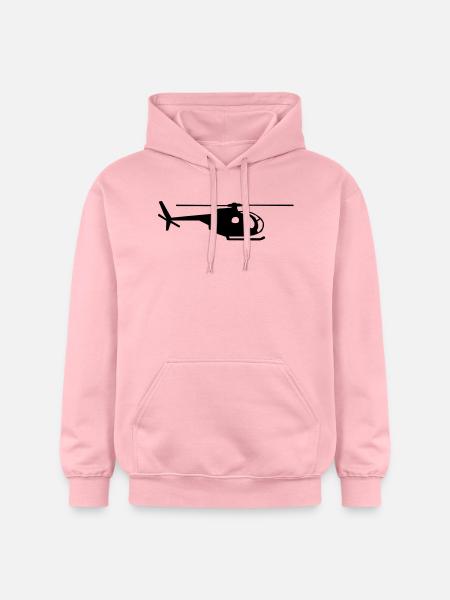 helicopter kids military rc - Gildan Unisex Softstyle® Midweight Hoodie - light pink