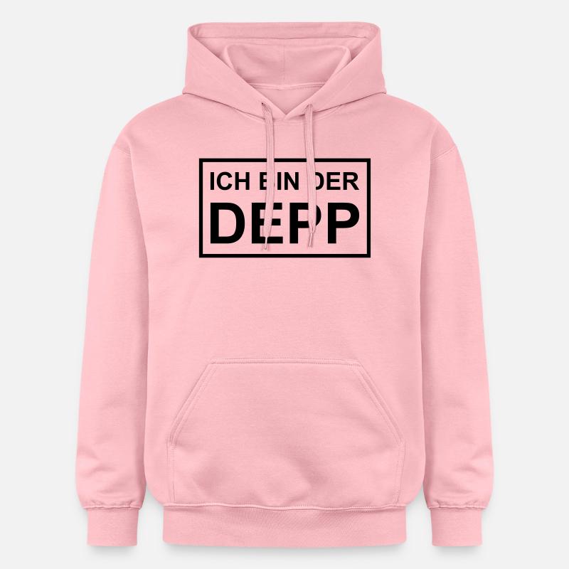 Ich bin der Depp - Schild - Gildan Unisex Softstyle® Midweight Hoodie - Hellrosa