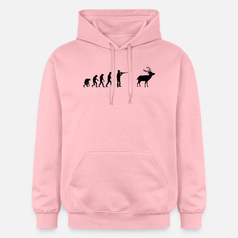 chasseur evolution - Sweat à capuche Softstyle® Gildan Unisexe - rose clair