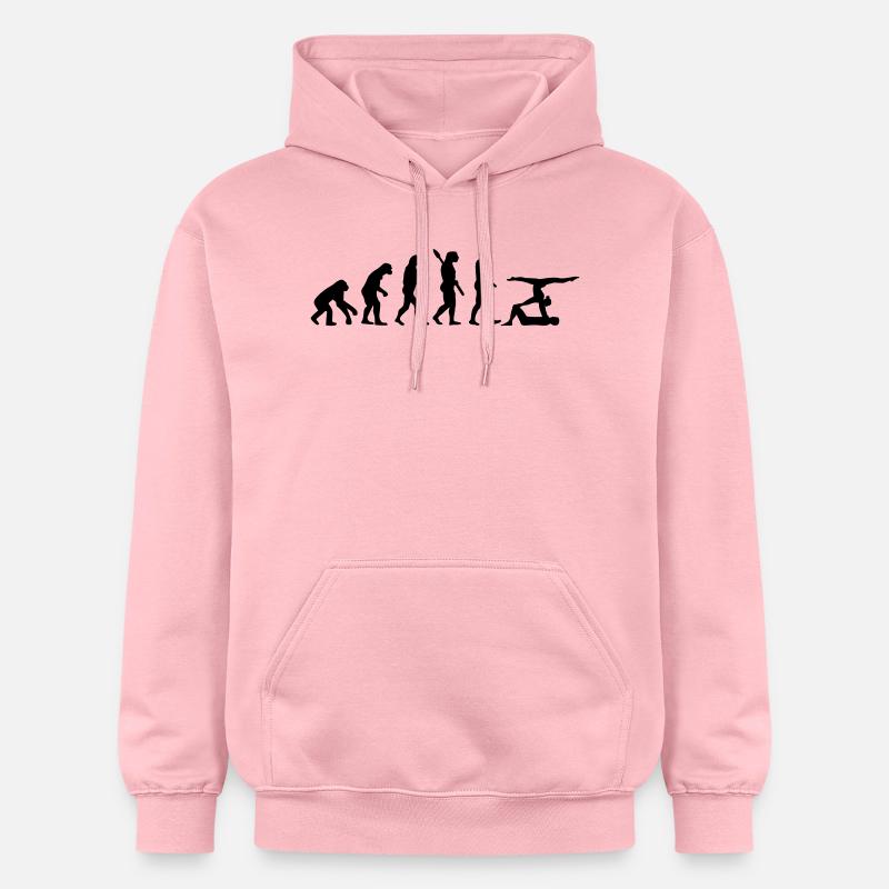 Évolution Acrobatie - Sweat à capuche Softstyle® Gildan Unisexe - rose clair