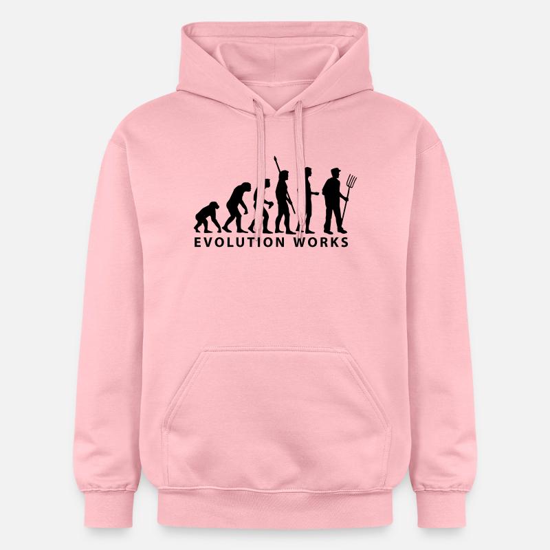 evolution_bauer - Gildan Unisex Softstyle® Midweight Hoodie - light pink