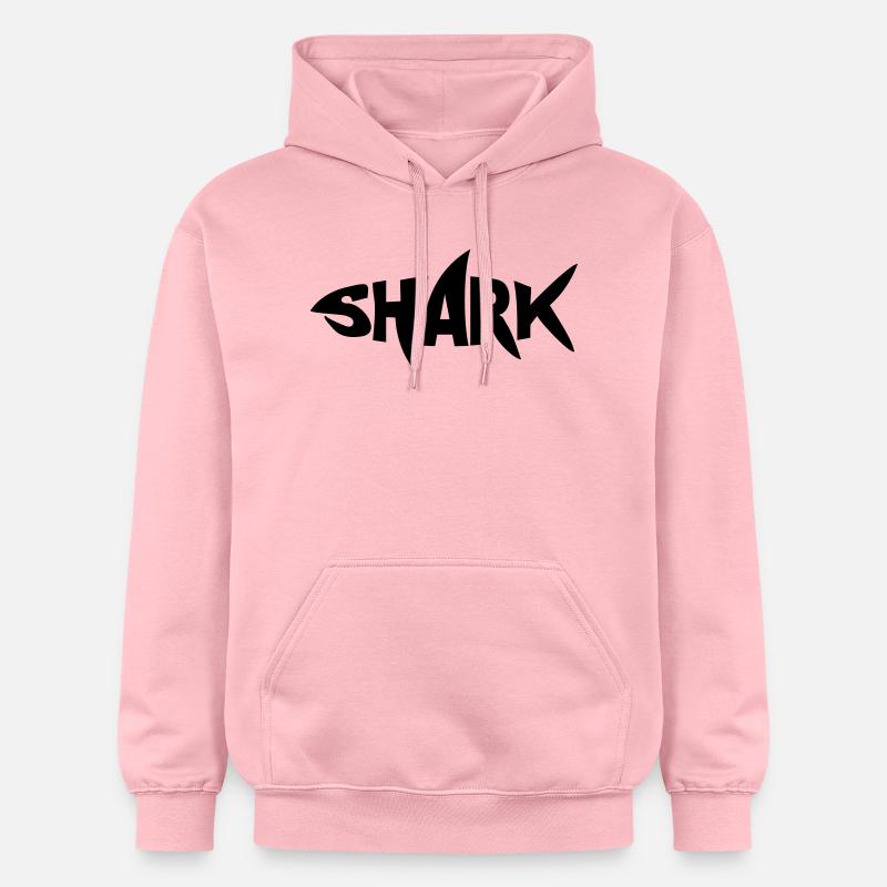 shark - Sweat à capuche Softstyle® Gildan Unisexe - rose clair