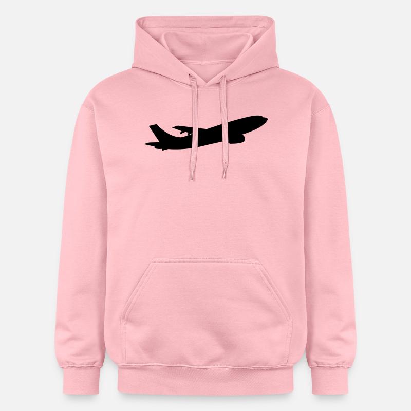 flugzeug - Sweat à capuche Softstyle® Gildan Unisexe - rose clair