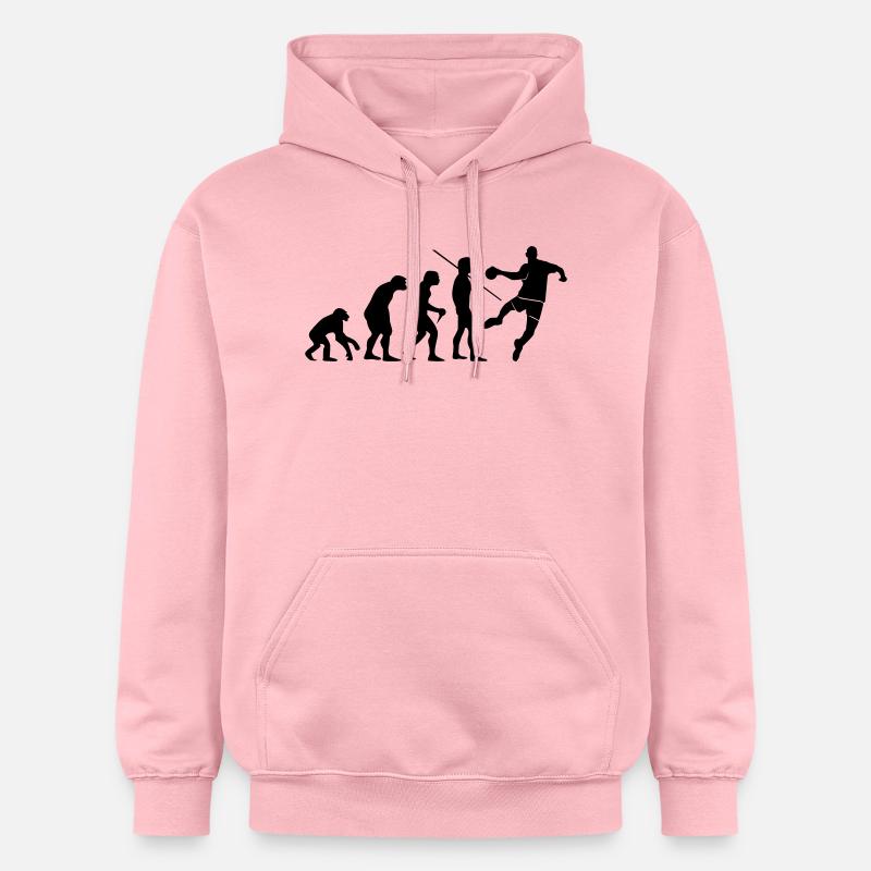 Handball Evolution - Sweat à capuche Softstyle® Gildan Unisexe - rose clair