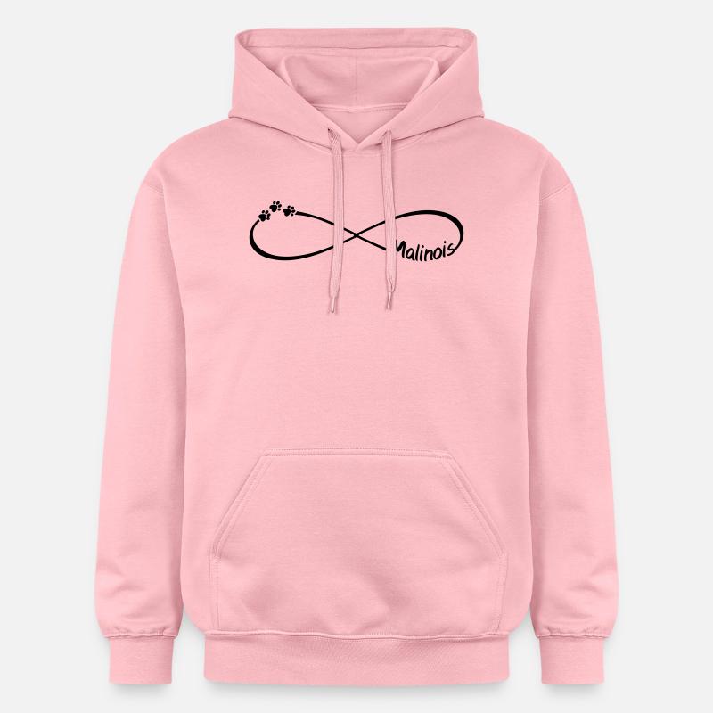 Malinois chiens de berger Infinity - Sweat à capuche Softstyle® Gildan Unisexe - rose clair