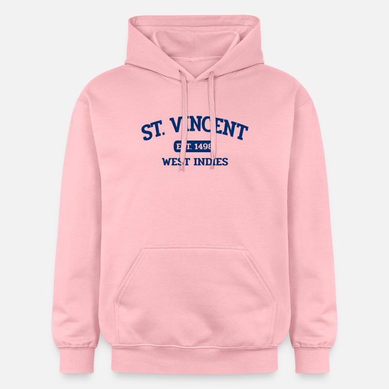 Saint-Vincent - Kingstown - Caraïbes - Antilles - Sweat à capuche Softstyle® Gildan Unisexe - rose clair