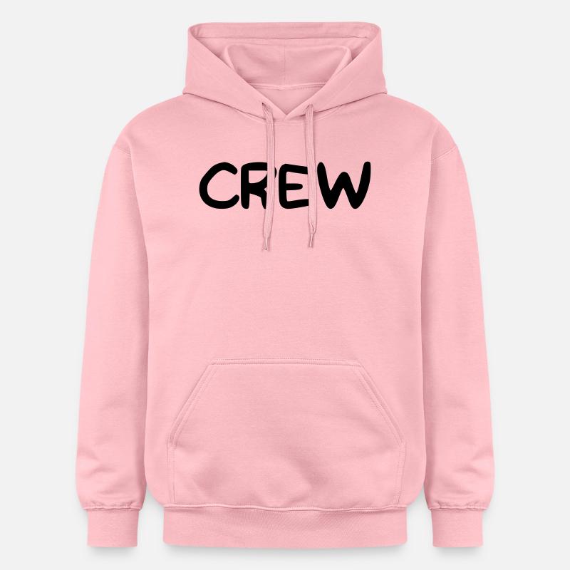 CREW lettrage - Sweat à capuche Softstyle® Gildan Unisexe - rose clair