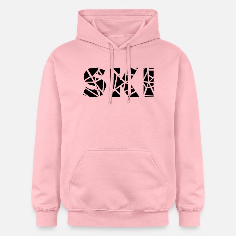 ski - Sweat à capuche Softstyle® Gildan Unisexe - rose clair