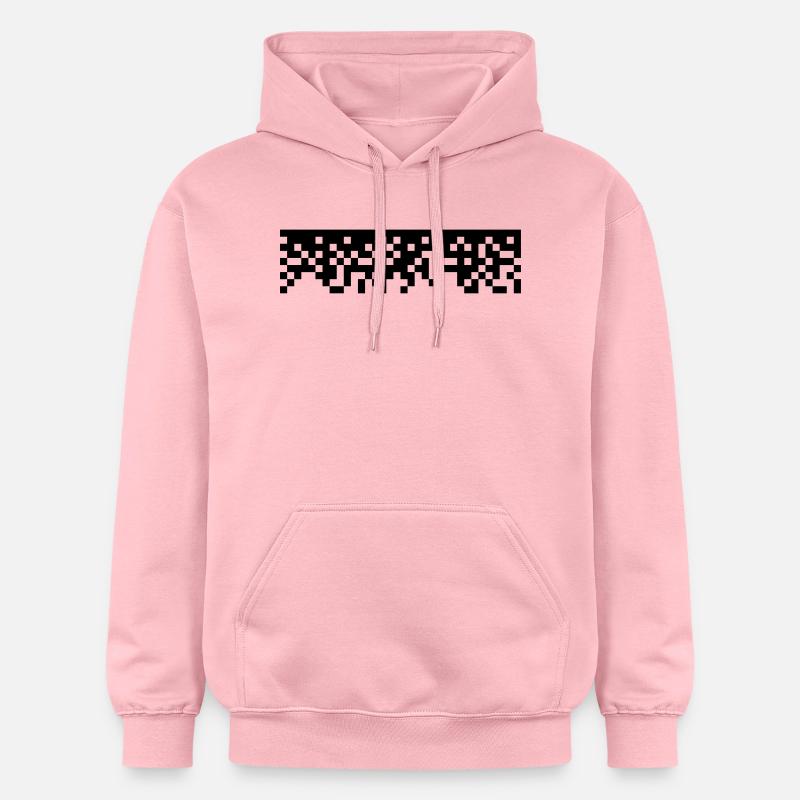 Pixel - Sweat à capuche Softstyle® Gildan Unisexe - rose clair