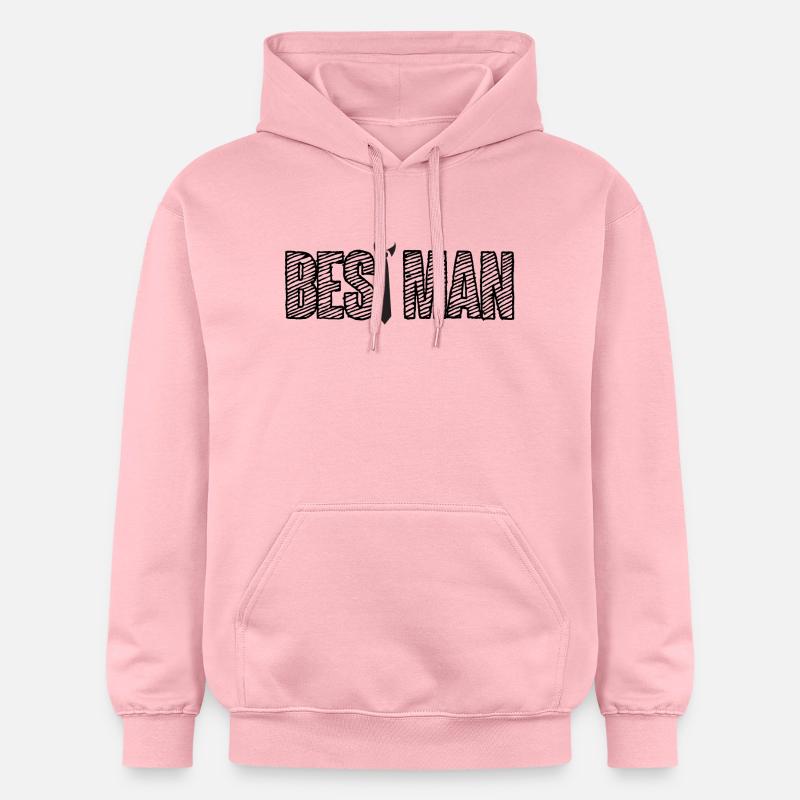 Mariage / Mariage: Best Man - Sweat à capuche Softstyle® Gildan Unisexe - rose clair