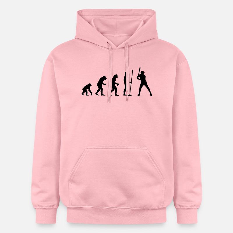 evolution_baseball1 - Sweat à capuche Softstyle® Gildan Unisexe - rose clair