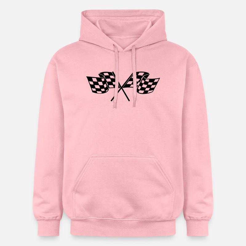 racing flags sport - Sweat à capuche Softstyle® Gildan Unisexe - rose clair