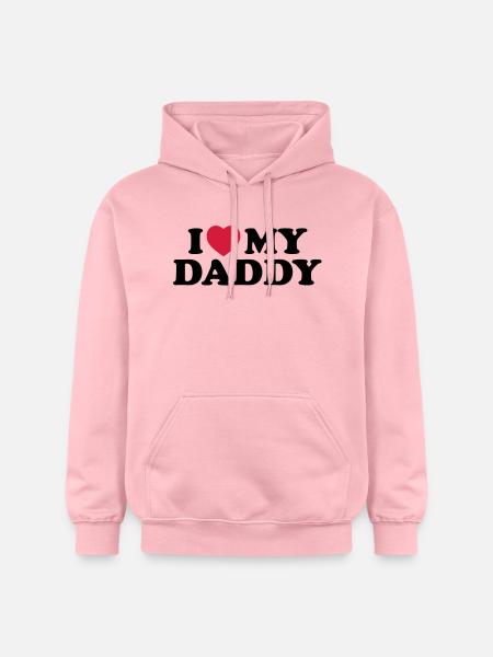 i_love_my_daddy - Gildan Unisex Softstyle® Midweight Hoodie - light pink
