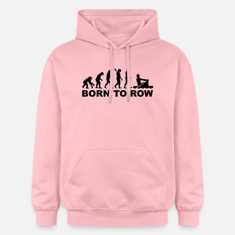 Évolution Aviron - Sweat à capuche Softstyle® Gildan Unisexe - rose clair