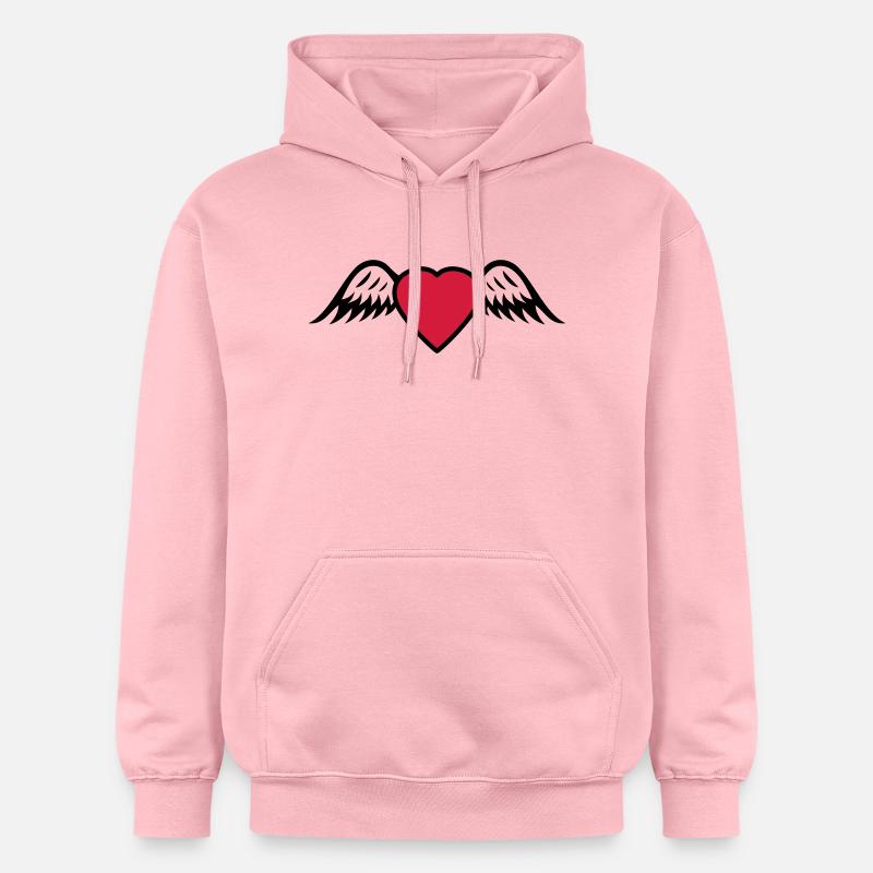 aile - Sweat à capuche Softstyle® Gildan Unisexe - rose clair