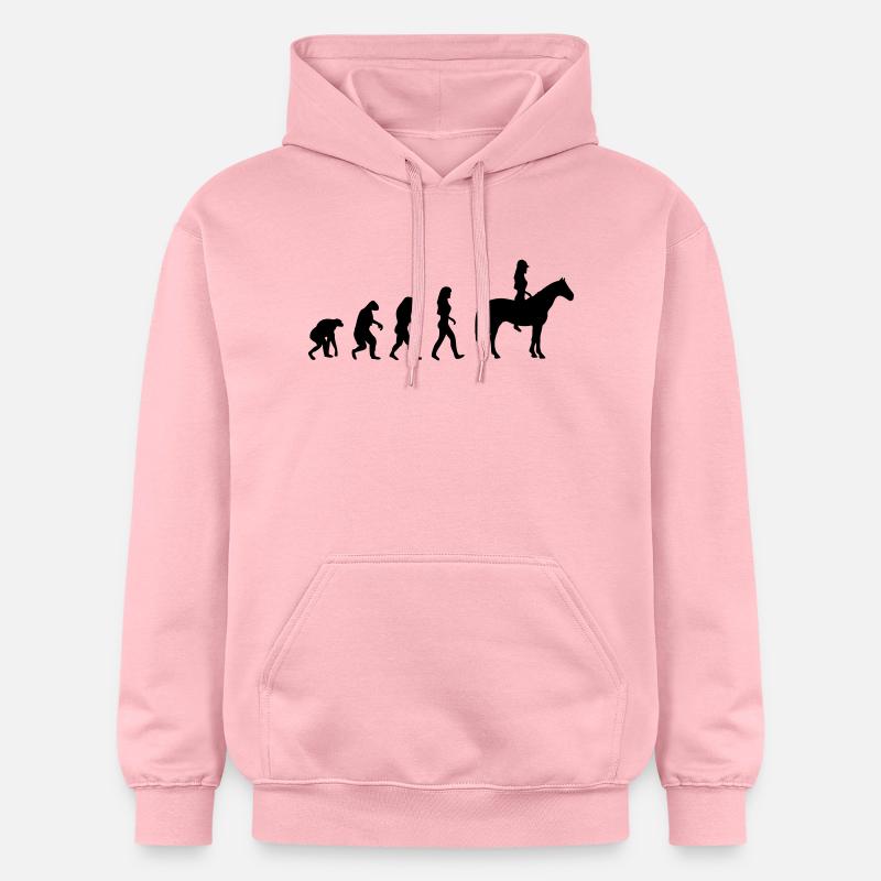 reiterin evolution frauen - Gildan Unisex Softstyle® Midweight Hoodie - Hellrosa