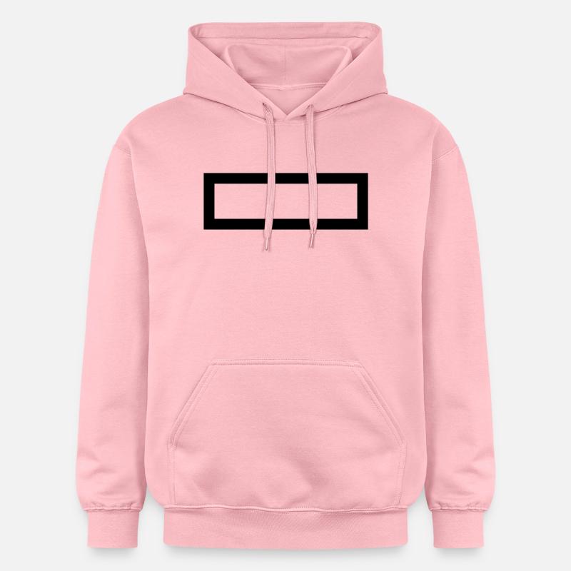 Rectangle - Sweat à capuche Softstyle® Gildan Unisexe - rose clair