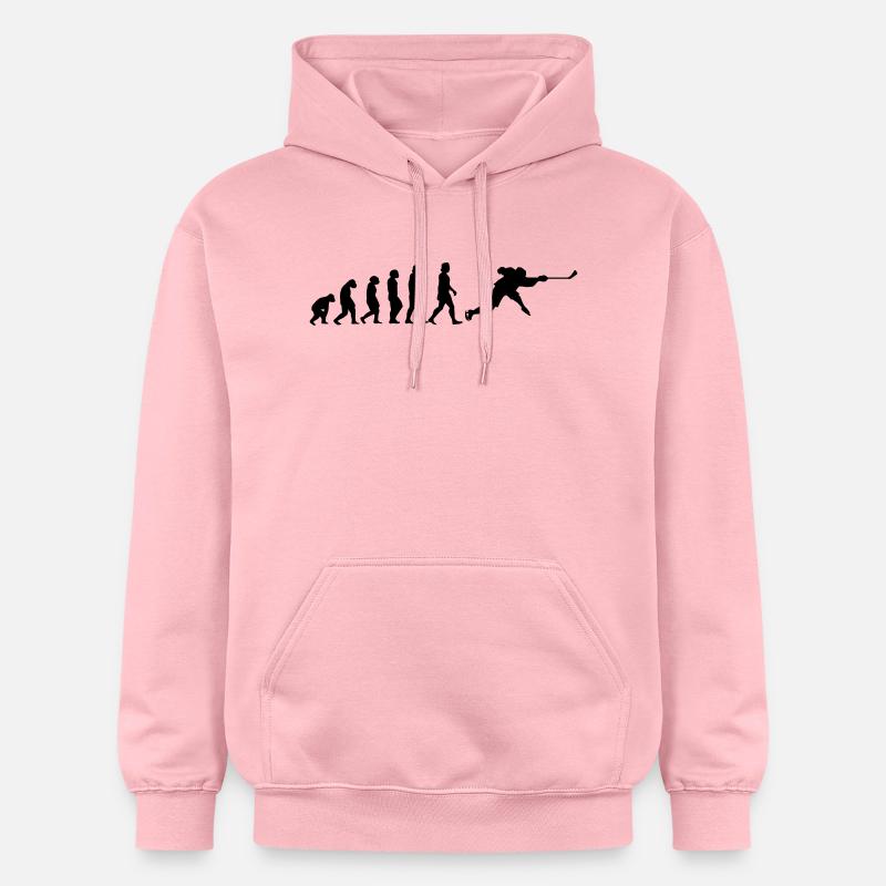 l'évolution du hockey - Sweat à capuche Softstyle® Gildan Unisexe - rose clair