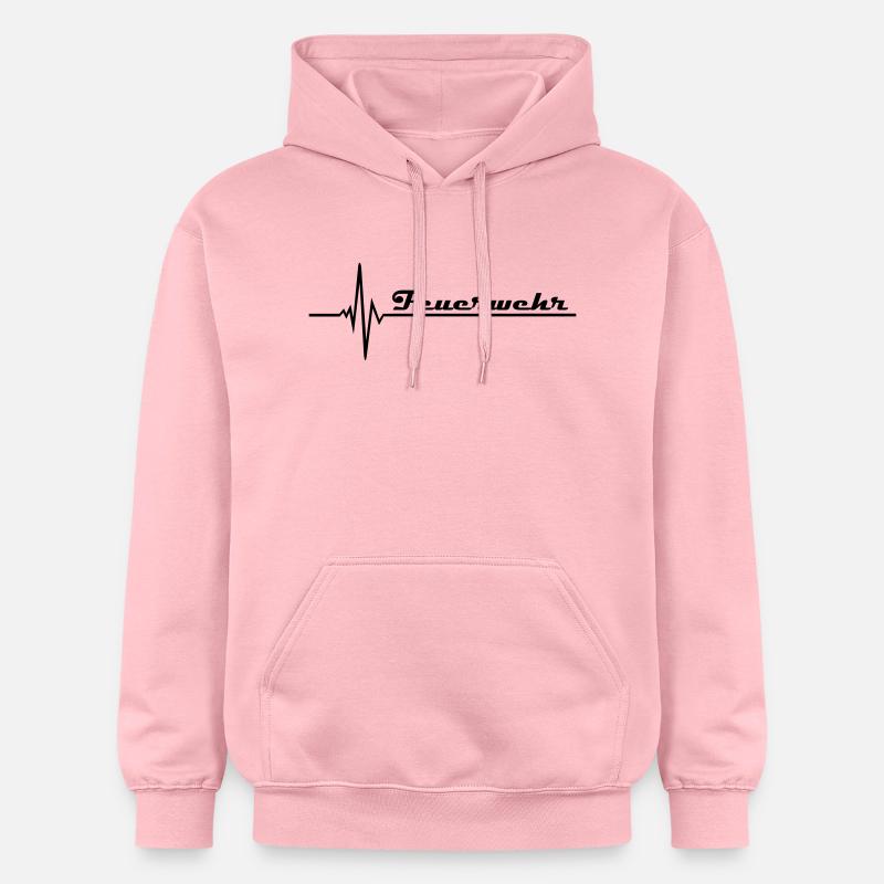 Feu - Sweat à capuche Softstyle® Gildan Unisexe - rose clair