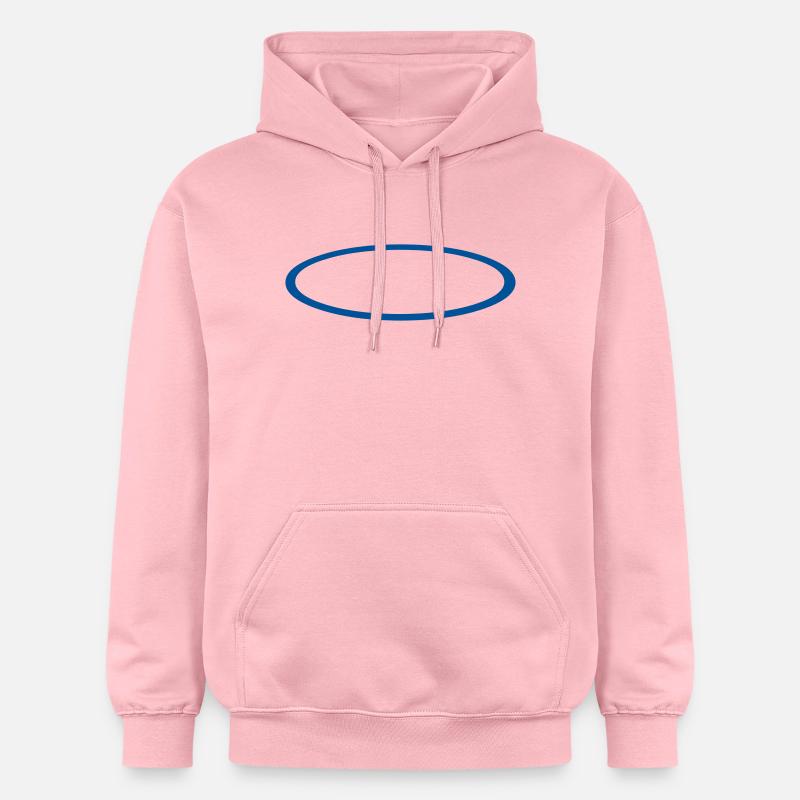 Plan Ellipse - Sweat à capuche Softstyle® Gildan Unisexe - rose clair