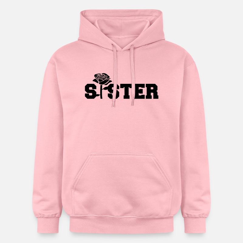 Sister - Sweat à capuche Softstyle® Gildan Unisexe - rose clair