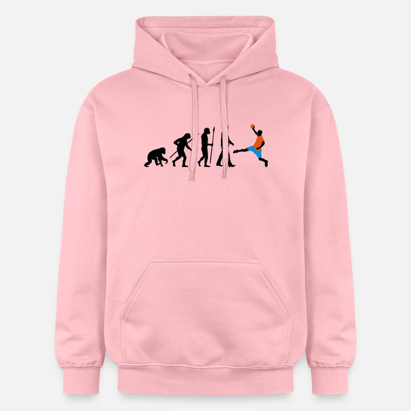 evolution_handball_102012_a_3c - Sweat à capuche Softstyle® Gildan Unisexe - rose clair