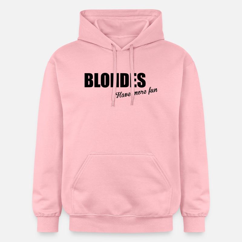 Blondes - Sweat à capuche Softstyle® Gildan Unisexe - rose clair