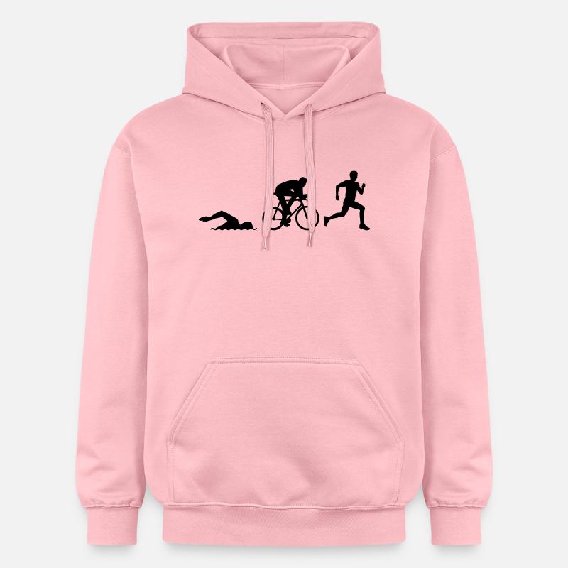 Triathlon - Sweat à capuche Softstyle® Gildan Unisexe - rose clair
