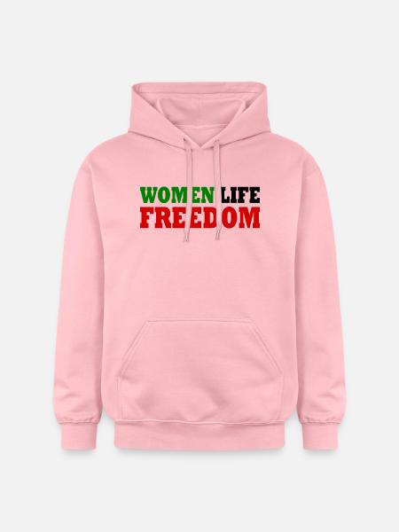 Women life freedom - Gildan Unisex Softstyle® Midweight Hoodie - light pink