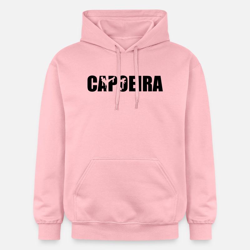 Capoeira - Sweat à capuche Softstyle® Gildan Unisexe - rose clair