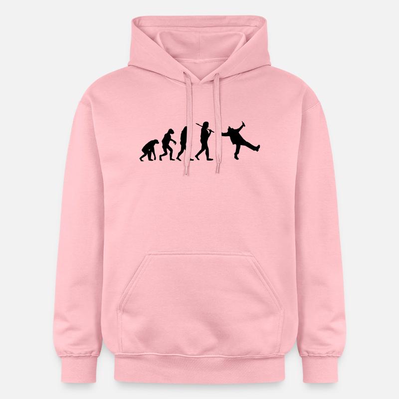 Evolution : Drunk - Gildan Unisex Softstyle® Midweight Hoodie - Hellrosa