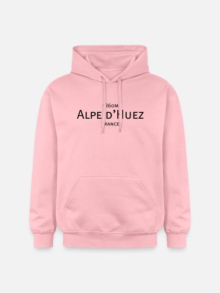 alpe d huez - Gildan Unisex Softstyle® Midweight Hoodie - Hellrosa