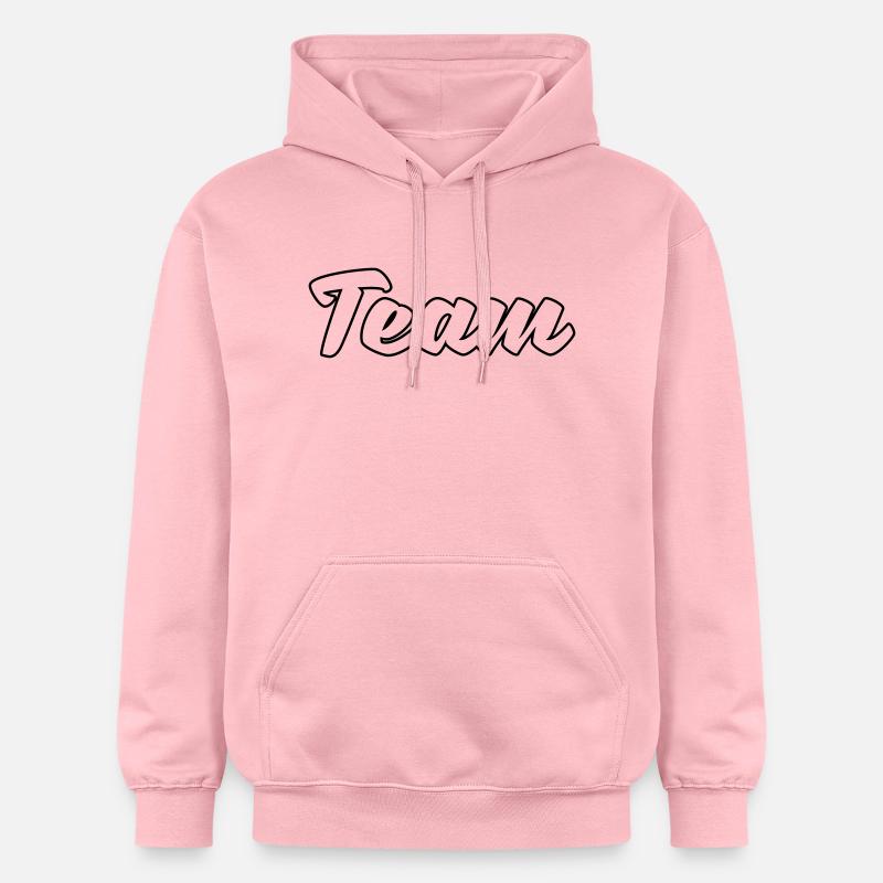 team - Sweat à capuche Softstyle® Gildan Unisexe - rose clair