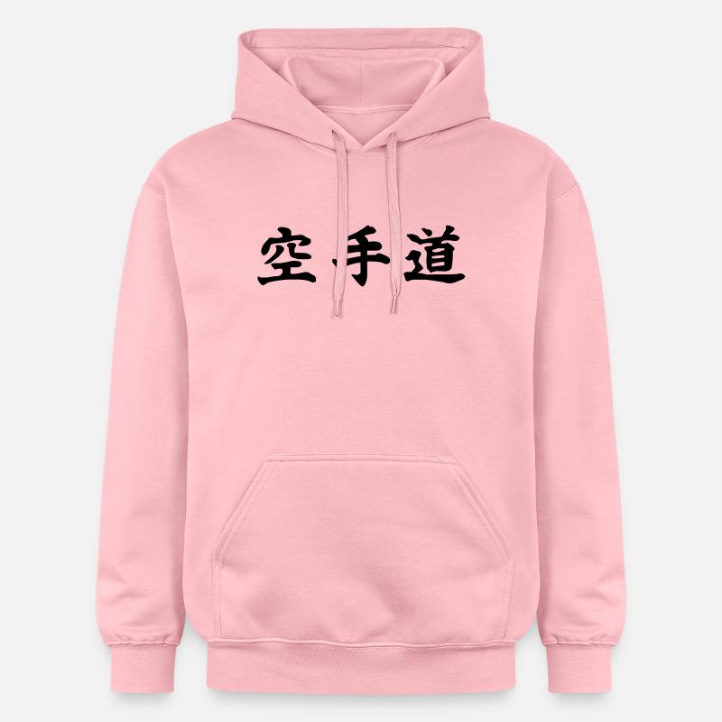 karaté - Sweat à capuche Softstyle® Gildan Unisexe - rose clair