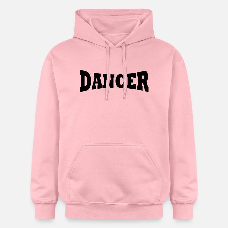 Logo de danseur - Sweat à capuche Softstyle® Gildan Unisexe - rose clair