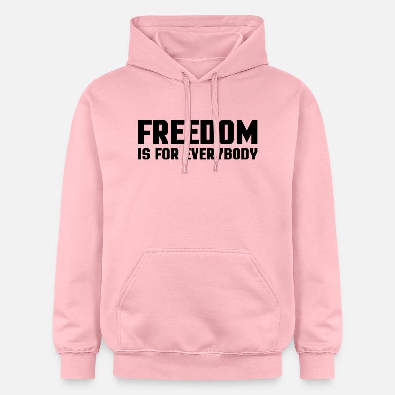 freedom_1 - Sweat à capuche Softstyle® Gildan Unisexe - rose clair