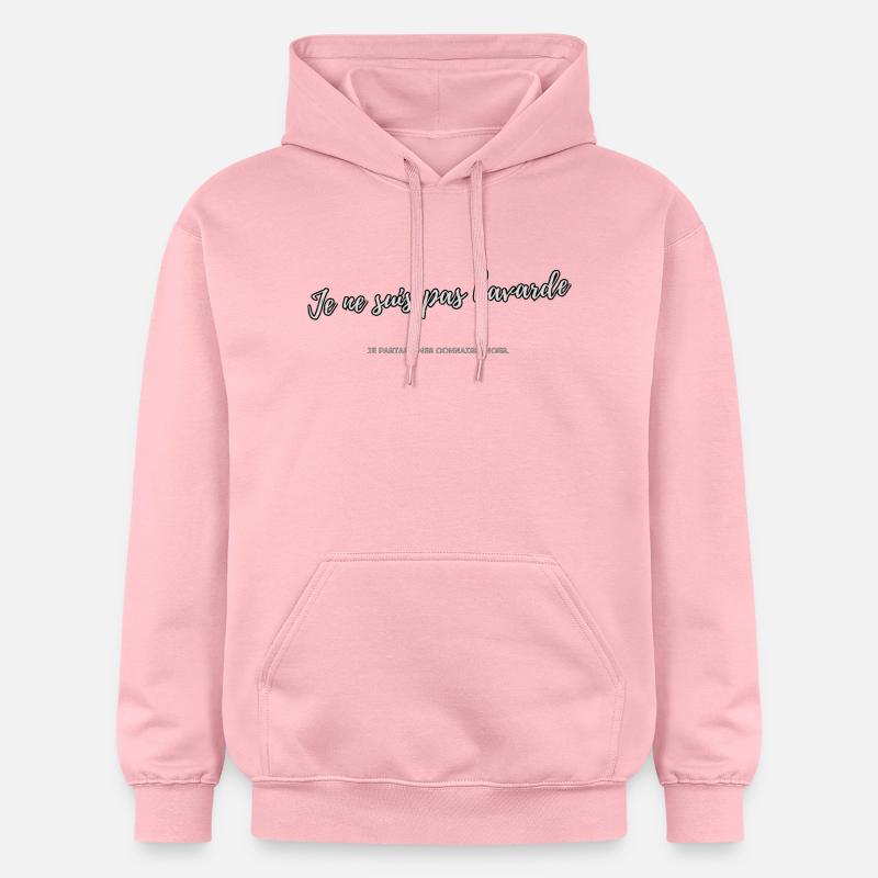 Bavarde - Sweat à capuche Softstyle® Gildan Unisexe - rose clair